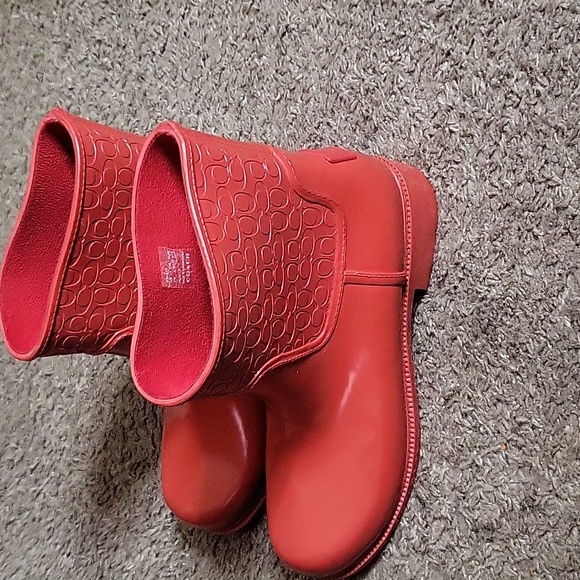 Coach Signature Rain Boots - Picture 2 of 5